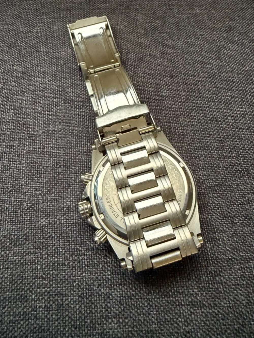 Invicta 1009 Blue Chronograph Quartz Watch